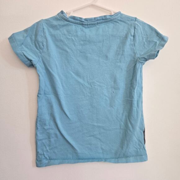 Mini Boden Cockatiel Applique Short Sleeve T-Shirt Blue Pink Girls 3-4Y - Picture 7 of 10